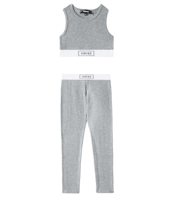 Set aus Top und Leggings aus Jersey | Versace Kids