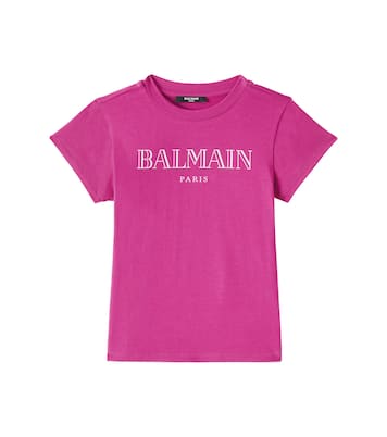 Camiseta de mezcla de algodón | Balmain Kids