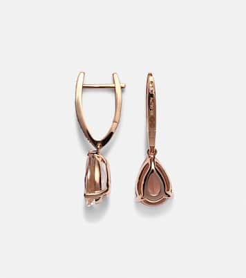 Boucles d'oreilles Blush en or rose 18 ct, diamants et morganites | Bucherer Fine Jewellery