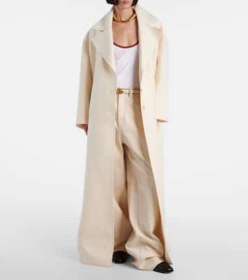 Abrigo de crepé con GG en jacquard | Gucci