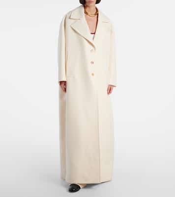 Abrigo de crepé con GG en jacquard | Gucci