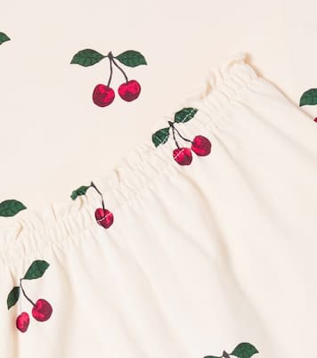 Top e shorts Lin in cotone con volant | Konges Sløjd