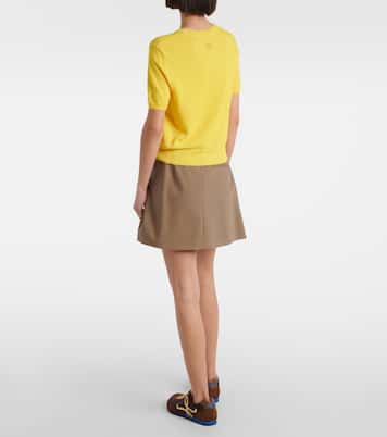 Camiseta en mezcla de algodón estampada | Loewe
