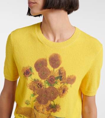 Camiseta en mezcla de algodón estampada | Loewe