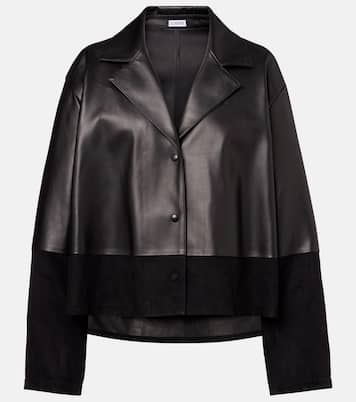 Giacca in pelle con suede | Loewe