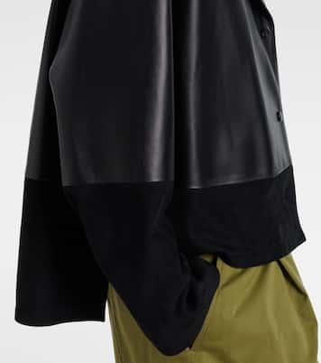Giacca in pelle con suede | Loewe