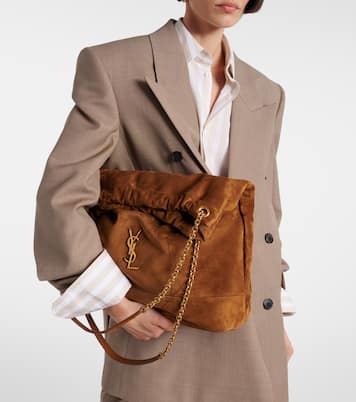 Jamie Cassandre Large suede shoulder bag | Saint Laurent