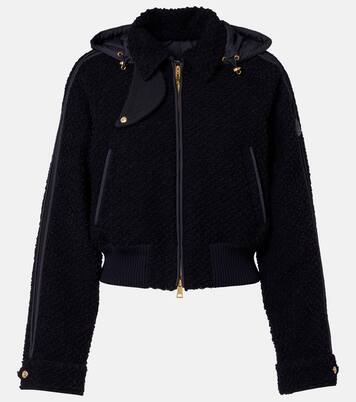 Piumino in lana vergine con cappuccio  | Moncler