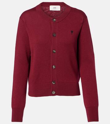 Ami De Cœur wool cardigan | Ami Paris