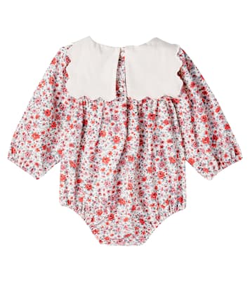 Baby - Body Clementine in cotone con stampa floreale | Bebe Organic