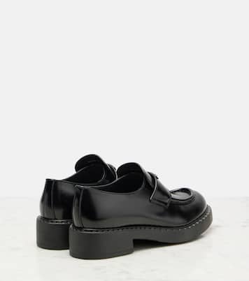 Loafers Chocolate aus Leder | Prada