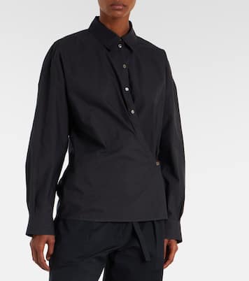 Chemise Twisted en coton et soie | Lemaire