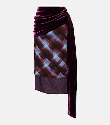 Draped midi skirt | Dries Van Noten