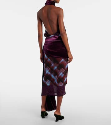 Draped midi skirt | Dries Van Noten