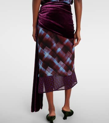 Draped midi skirt | Dries Van Noten