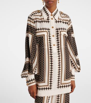 Printed blouse | Zimmermann