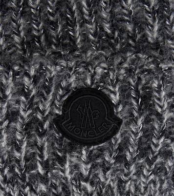 Gants brodés en alpaga mélangé | Moncler