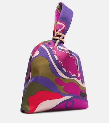 Orchidee silk twill tote bag | Pucci