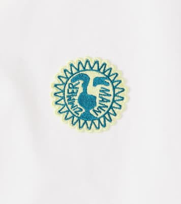 Awaken embroidered scalloped cotton shirt | Zimmermann Kids