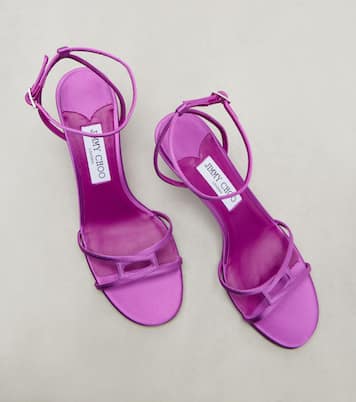 1998 Leo 65 satin sandals | Jimmy Choo