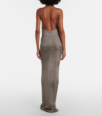 Cass ruched semi-sheer maxi dress | The New Arrivals Ilkyaz Ozel