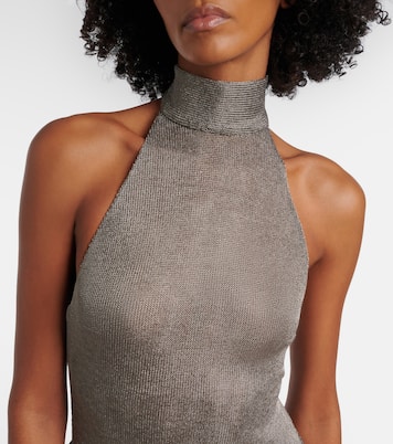 Cass ruched semi-sheer maxi dress | The New Arrivals Ilkyaz Ozel