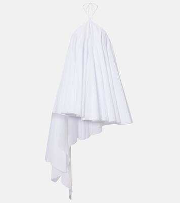 Triangle asymmetric cotton-blend minidress | Jacquemus