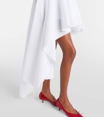 Triangle asymmetric cotton-blend minidress | Jacquemus