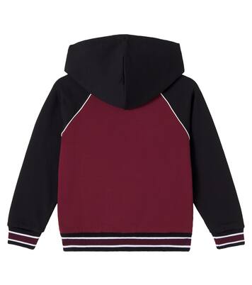 Embroidered logo cotton hoodie | Dolce&Gabbana Kids