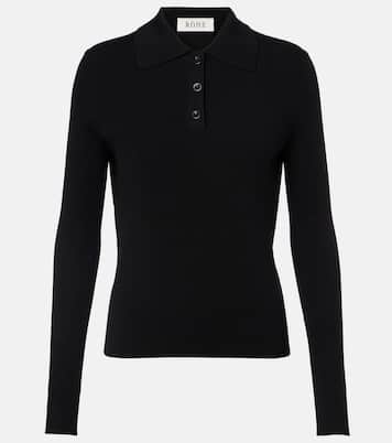 Ribbed-knit polo shirt | Róhe