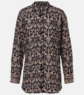 Lloyd paisley shirt | Veronica Beard