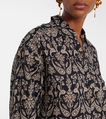 Lloyd paisley shirt | Veronica Beard