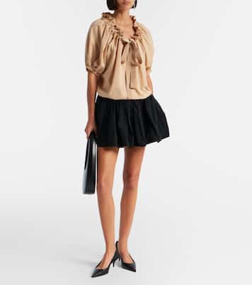 Top en coton froissé | Patou