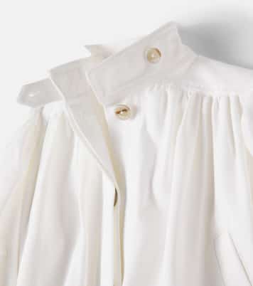 Broderie anglaise cotton jacket  | Chloé Kids