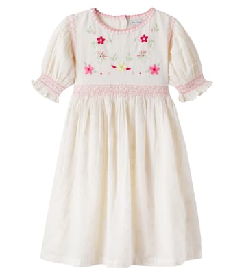 Luna broderie anglaise floral cotton dress | Bebe Organic