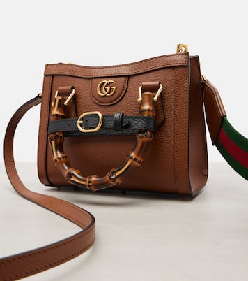 Gucci Diana Small leather tote bag | Gucci