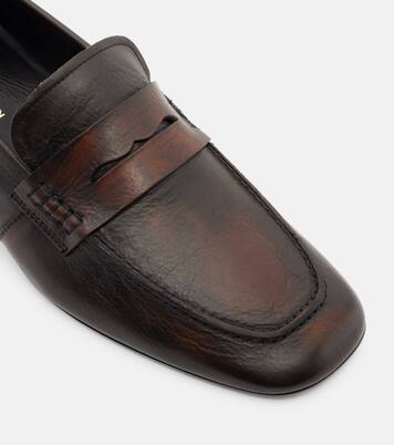 Leather penny loafers | Dries Van Noten