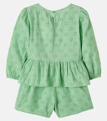 Set Alma aus Bluse und Shorts aus Baumwolle | Cozmo