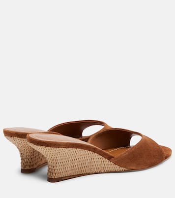 Wedges Brigitte 100 aus Veloursleder | Staud