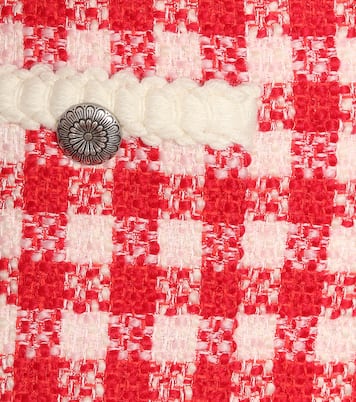 Verzierter Minirock aus Tweed | Miu Miu