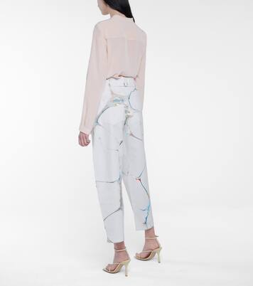 High-rise stretch-cotton carrot jeans | Stella McCartney