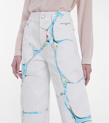 High-rise stretch-cotton carrot jeans | Stella McCartney