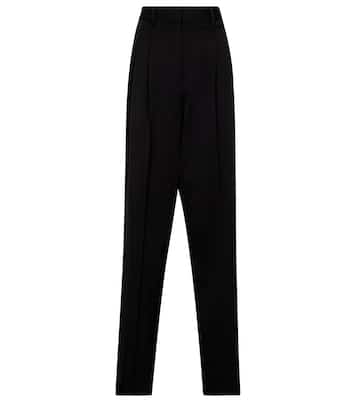 Pantalon droit Louise à taille haute en laine | Stella McCartney
