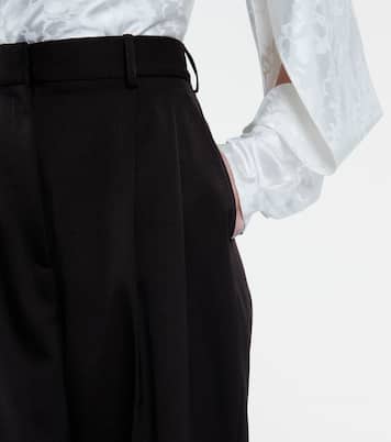 Pantalon droit Louise à taille haute en laine | Stella McCartney