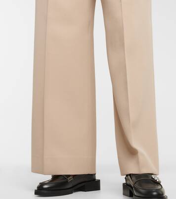 Hose aus Wolle mit weitem Bein | Ami Paris