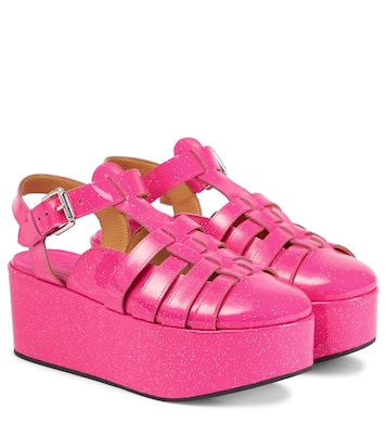 Sandali in vernice con platform | Loewe