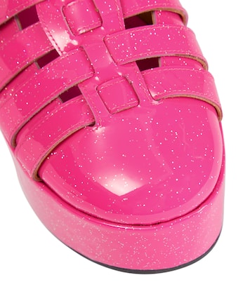 Sandali in vernice con platform | Loewe