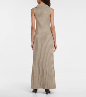 Giselle cashmere polo maxi dress | Khaite