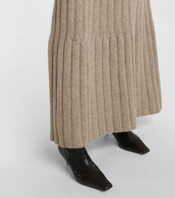 Giselle cashmere polo maxi dress | Khaite