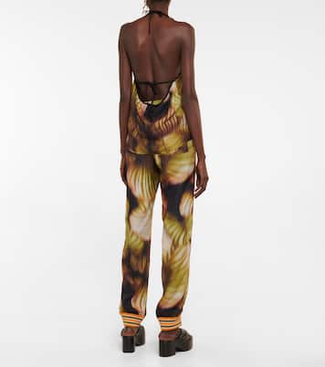 Top in seta e cotone con stampa | Dries Van Noten